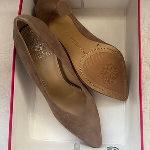 Vince Camuto Tuscan Taupe True Suede NIB New In Box 9M